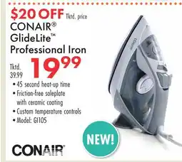 Boscov's CONAIR GlideLite Professional Iron offer