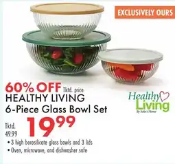 Boscov's HEALTHY LIVING 6-Piece Glass Bowl Set offer