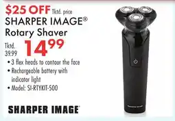 Boscov's SHARPER IMAGE Rotary Shaver offer