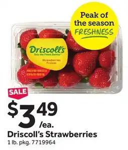 Stop&Shop Driscoll's Strawberries offer