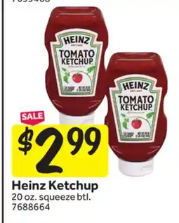 Stop&Shop Heinz Ketchup offer