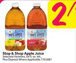 Stop&Shop Stop & Shop Apple Juice offer