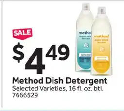 Stop&Shop Method Dish Detergent offer