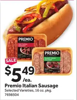 Stop&Shop Premio Italian Sausage offer