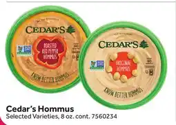 Stop&Shop Cedar's Hommus offer