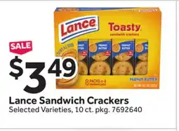 Stop&Shop Lance Sandwich Crackers offer