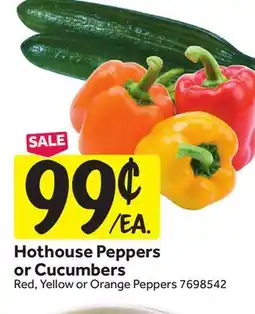 Stop&Shop Hothouse Peppers or Cucumbers offer