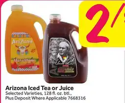 Stop&Shop Arizona Iced Tea or Juice offer