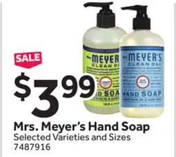 Stop&Shop Mrs. Meyer's Hand Soap offer