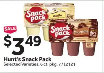 Stop&Shop Hunt's Snack Pack offer