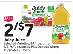 Stop&Shop Juicy Juice offer