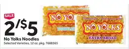 Stop&Shop No Yolks Noodles offer