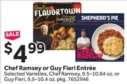 Stop&Shop Chef Ramsey or Guy Fieri Entrée offer