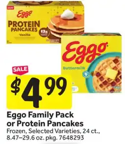 Stop&Shop Eggo Family Pack or Protein Pancakes offer
