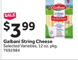 Stop&Shop Galbani String Cheese offer