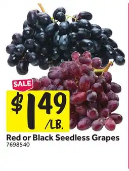 Stop&Shop Red or Black Seedless Grapes offer