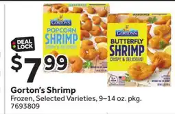 Stop&Shop Gorton's Shrimp offer