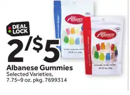 Stop&Shop Albanese Gummies offer