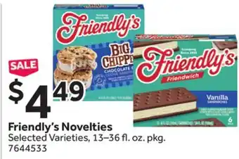 Stop&Shop Friendly's Novelties offer