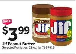 Stop&Shop Jif Peanut Butter offer
