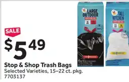 Stop&Shop Stop & Shop Trash Bags offer