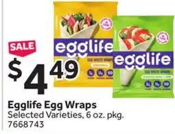 Stop&Shop Egglife Egg Wraps offer