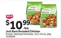 Stop&Shop Just Bare Breaded Chicken offer