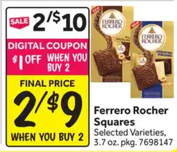 Stop&Shop Ferrero Rocher Squares offer