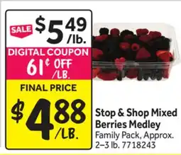 Stop&Shop Stop & Shop Mixed Berries Medley offer