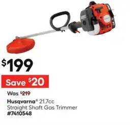 Lowe's 21.7cc Straight Shaft Gas Trimmer offer