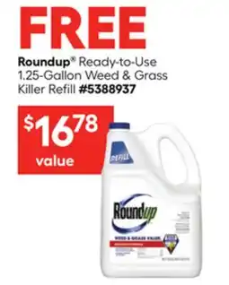 Lowe's Roundup Ready-to-Use 1.25-Gallon Weed & Grass Killer Refill offer