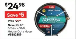 Lowe's 5/8-in x 60-ft Heavy-Duty Hose offer