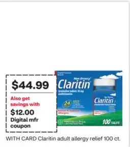 CVS Claritin adult allergy relief offer