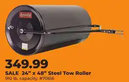 Runnings 24 x 48 Steel Tow Roller offer