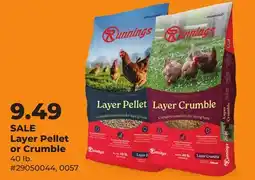 Runnings Layer Pellet or Crumble offer
