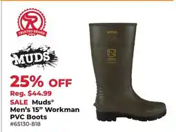 Runnings Muds Men's 15 Workman PVC Boots offer