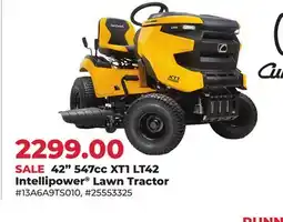 Runnings 42 547cc XT1 LT42 Intellipower Lawn Tractor offer
