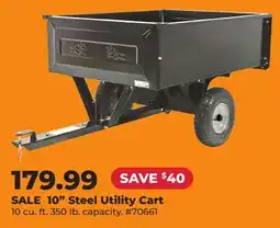 Runnings 10 Steel Utility Cart offer