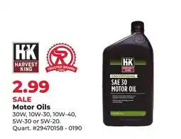 Runnings Motor Oils offer