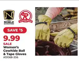 Runnings Women's Cowhide Ball & Tape Gloves offer
