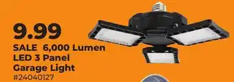 Runnings 6, 000 Lumen LED 3 Panel Garage Light offer