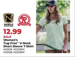 Runnings Women's Tug-Free V-Neck Short Sleeve T-Shirt offer