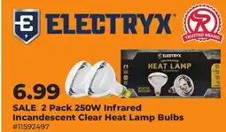 Runnings 2 Pack 250W Infrared Incandescent Clear Heat Lamp Bulbs offer