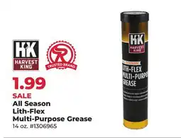 Runnings Harvest King All Season Lith-Flex Multi-Purpose Grease offer