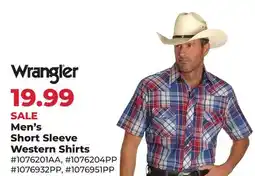 Runnings Men's Short Sleeve Western Shirts offer