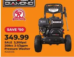 Runnings 3 300psi 208cc 2-1/2gpm Pressure Washer offer