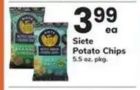 Safeway Siete Potato Chips offer