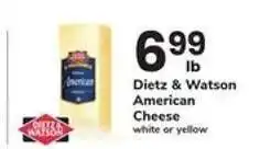 Safeway Dietz & Watson American Cheese offer