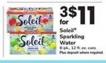 Safeway Soleil Sparkling Water offer