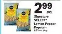 Safeway Signature SELECT Lemon Pepper Popcorn offer